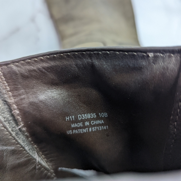 Cole Haan Boot Women 10 B Brown Calf Riding Leora Moto Pull Buckle - Picture 10 of 11